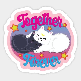 We belong together. Sticker